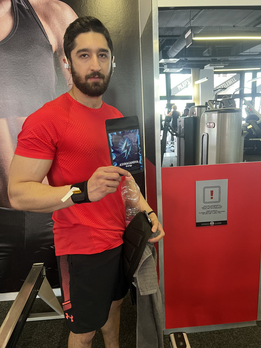 Ashwagandha Energy terméket bemutató közösségi fotó