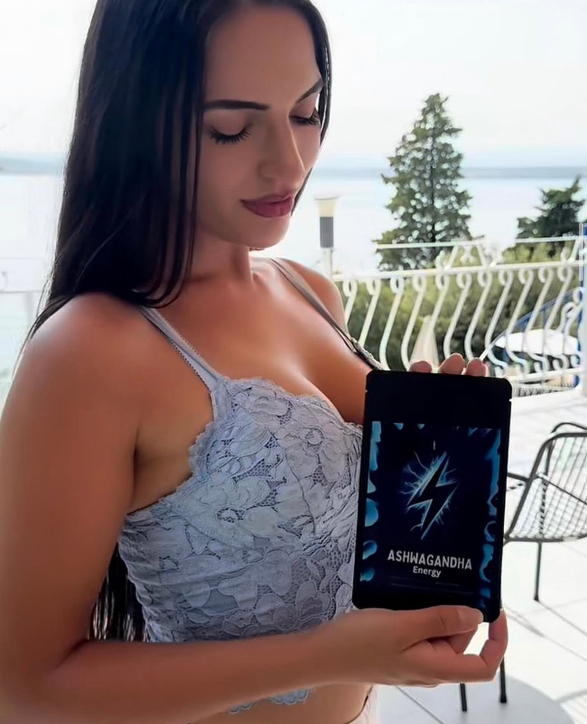 Ashwagandha Energy terméket bemutató közösségi fotó